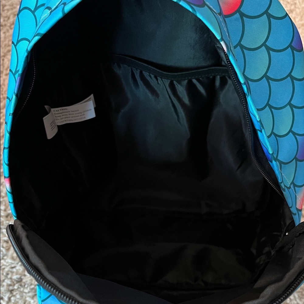 Loungefly Disney Little Mermaid Holographic Shell Backpack - Picture 5 of 7
